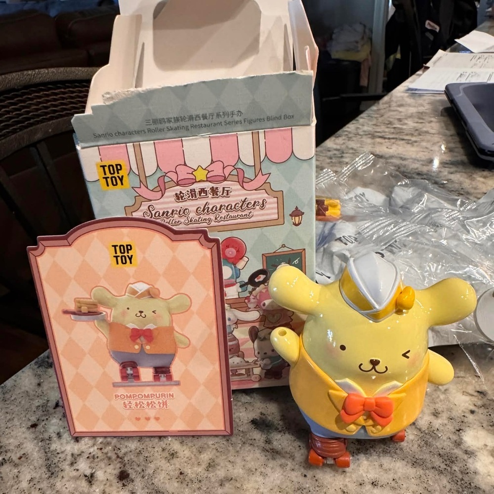 Sanrio Pompompurin Sanrio Confirmed Pompompurin
small pieces still in plastic